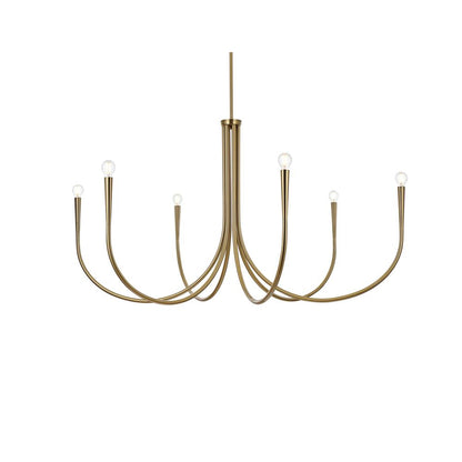 Layne 50 inch chandelier in Gold