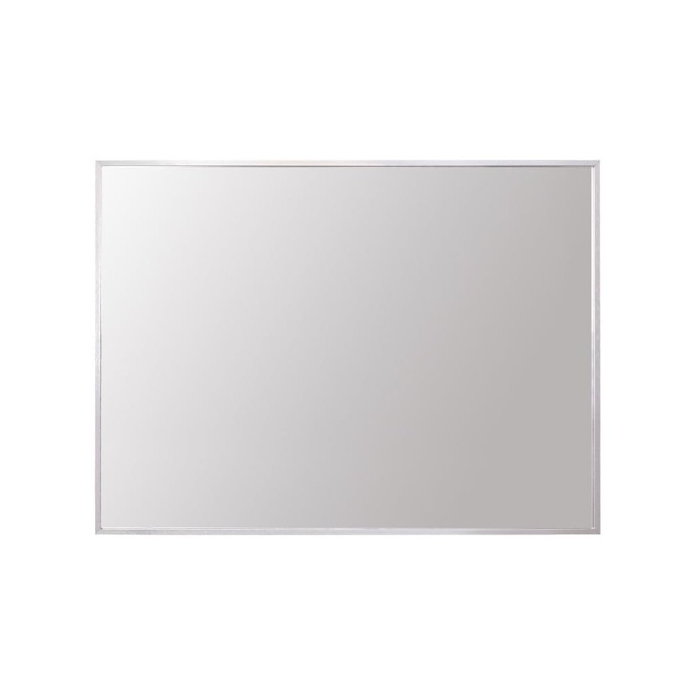 Aluminum Frame Rectangle Mirror 27x36 In Silver