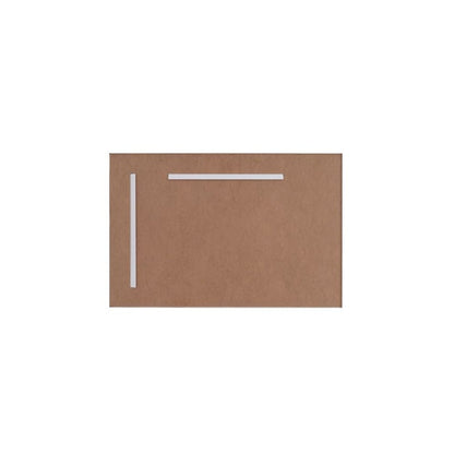 Aluminum Frame Rectangle Mirror 24x36 In Gold