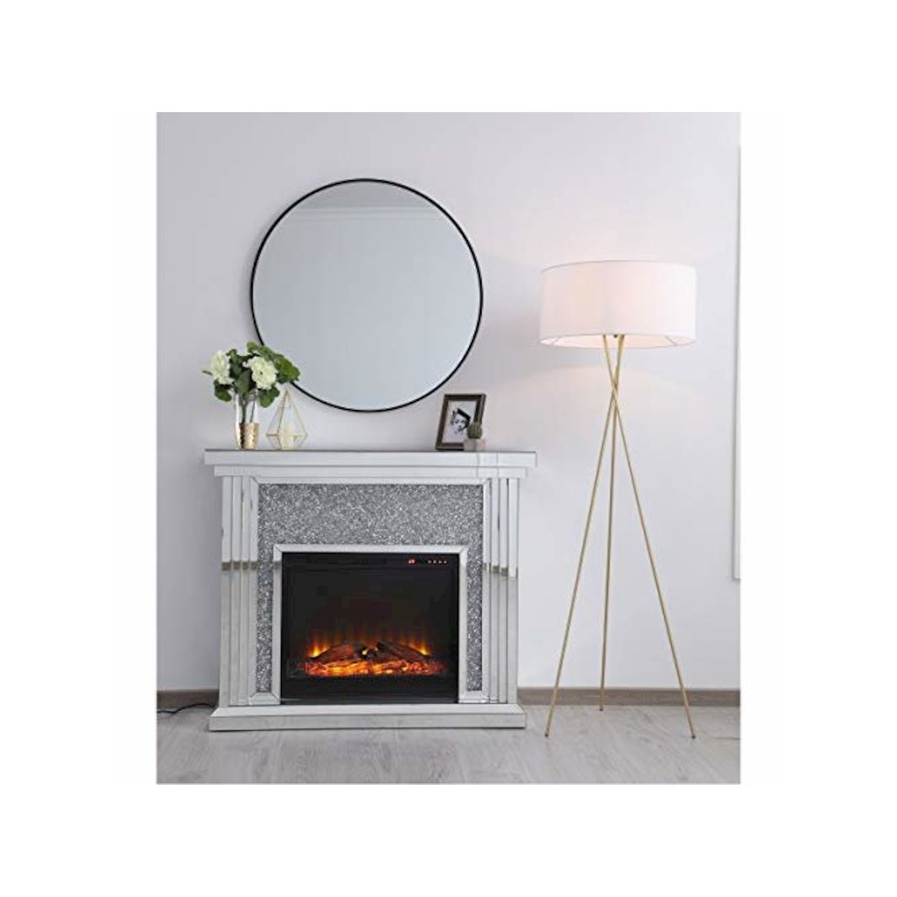 Cason 1 light Brass and White shade Floor lamp