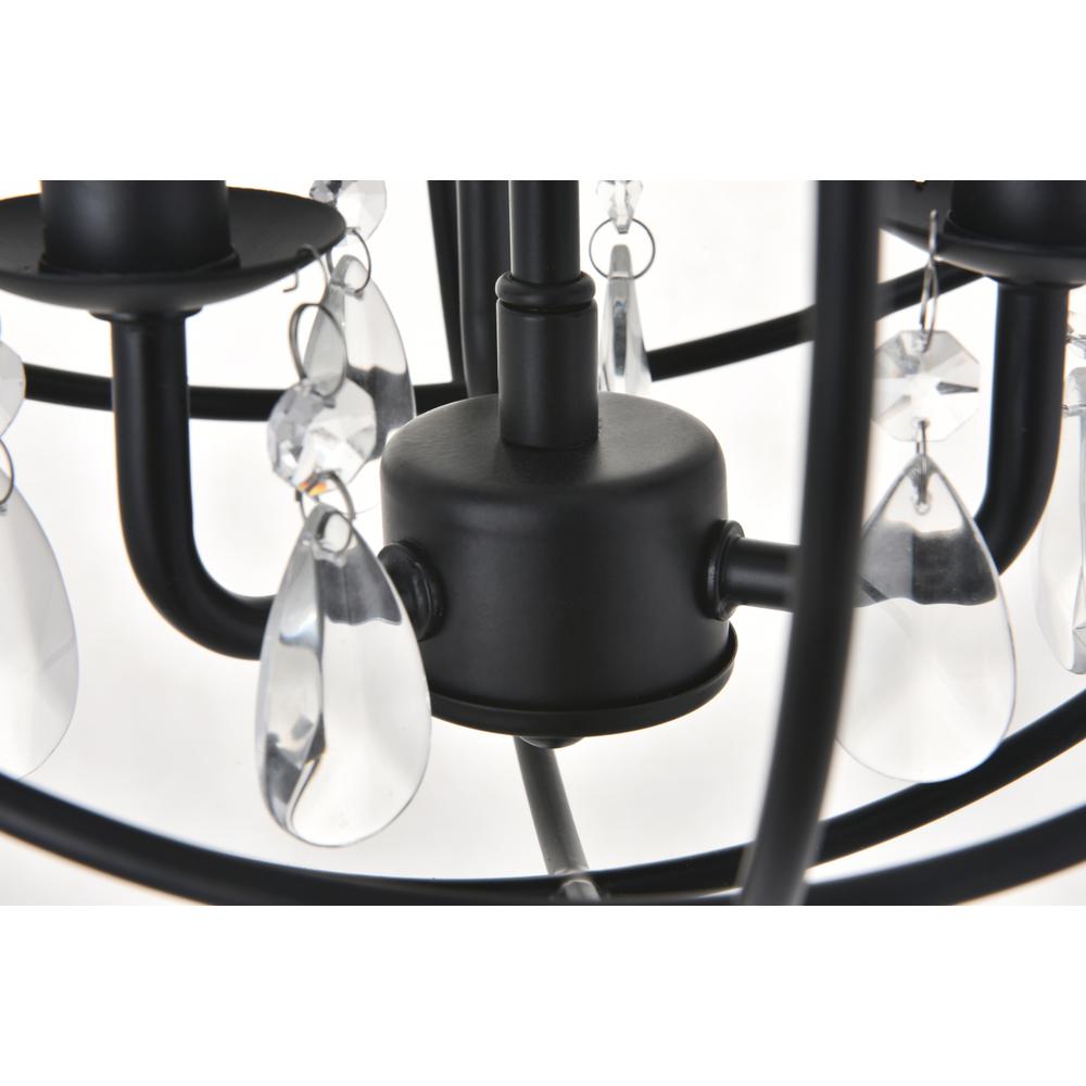 Wallace 3 light Matte Black Pendant