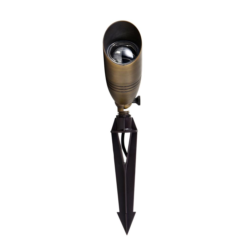 Outdoor Cast Brass spot light 3"w x 8.5"h