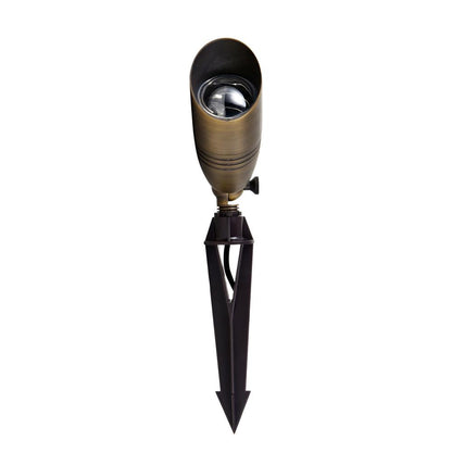 Outdoor Cast Brass spot light 3"w x 8.5"h
