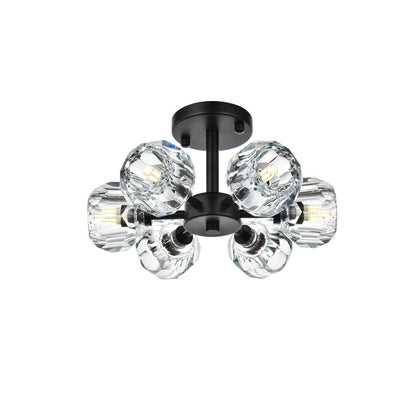 Eren 14 inch Flush Mount in Black