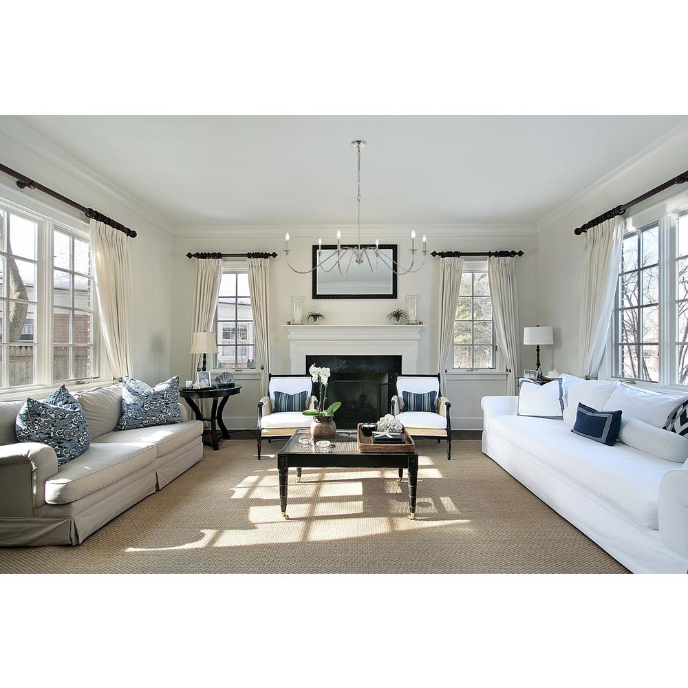 Rohan 54 inch chandelier in Polished Nickel