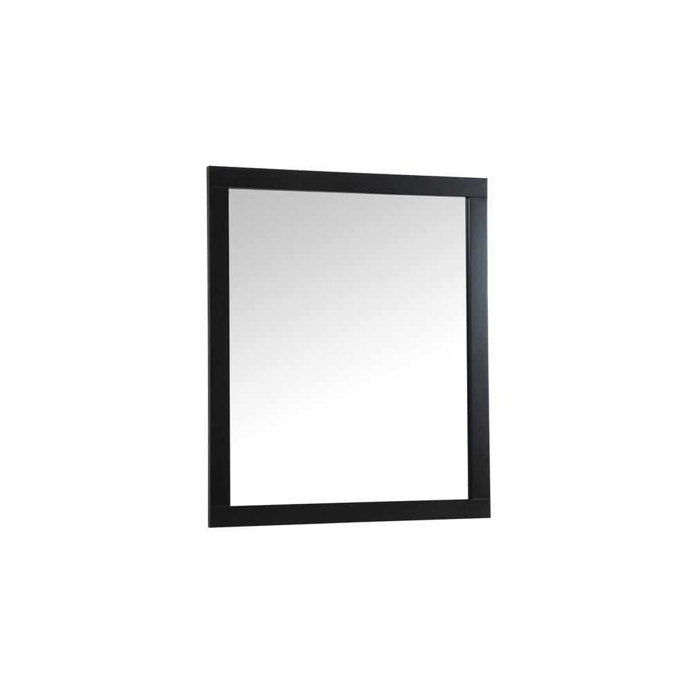 Aqua vanity mirror 42x36 inch in black