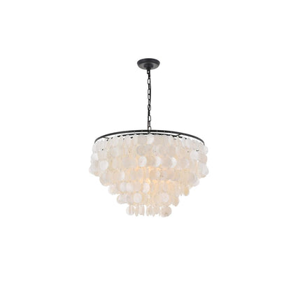 Selene 6 light Black Pendant