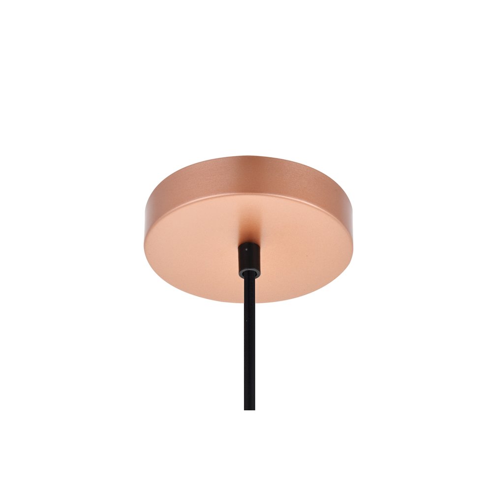 Nora 1 Light Honey Gold Pendant