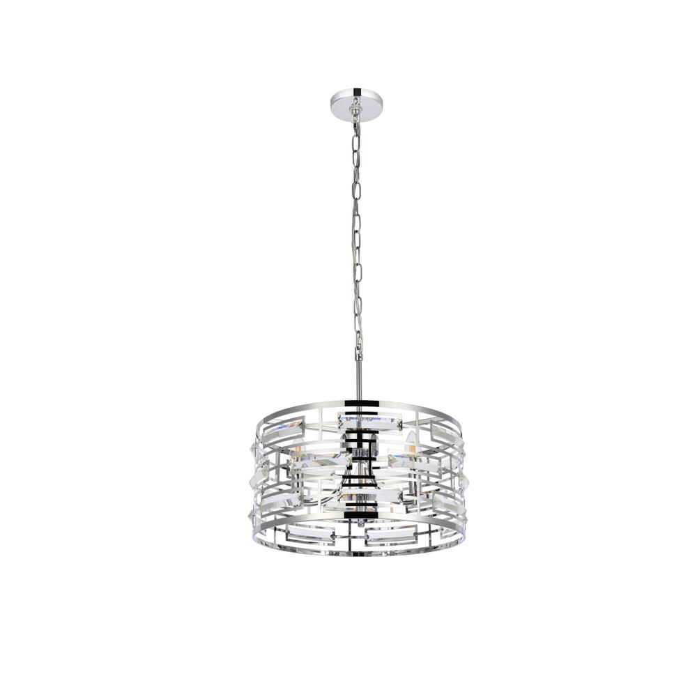 Kennedy 16.5 inch pendant in chrome