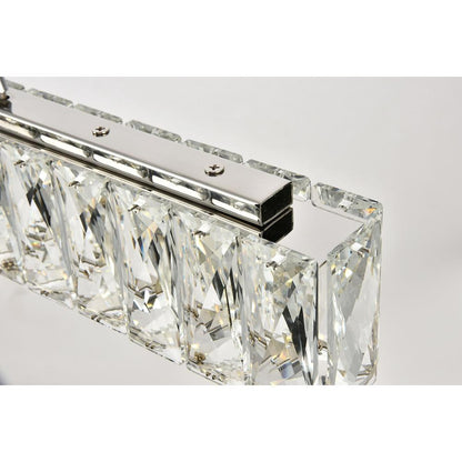 Monroe Integrated LED chip light Chrome Chandelier Clear Royal Cut Crystal