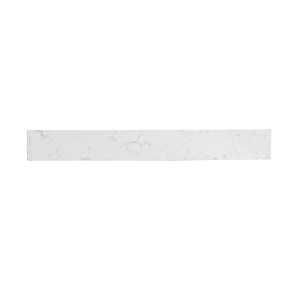32 inch Backsplash in calacatta white
