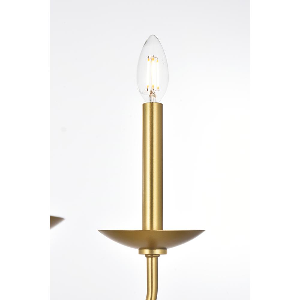 Cohen 36 inch pendant in brass