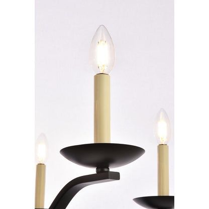 Trey 36 inch pendant in black