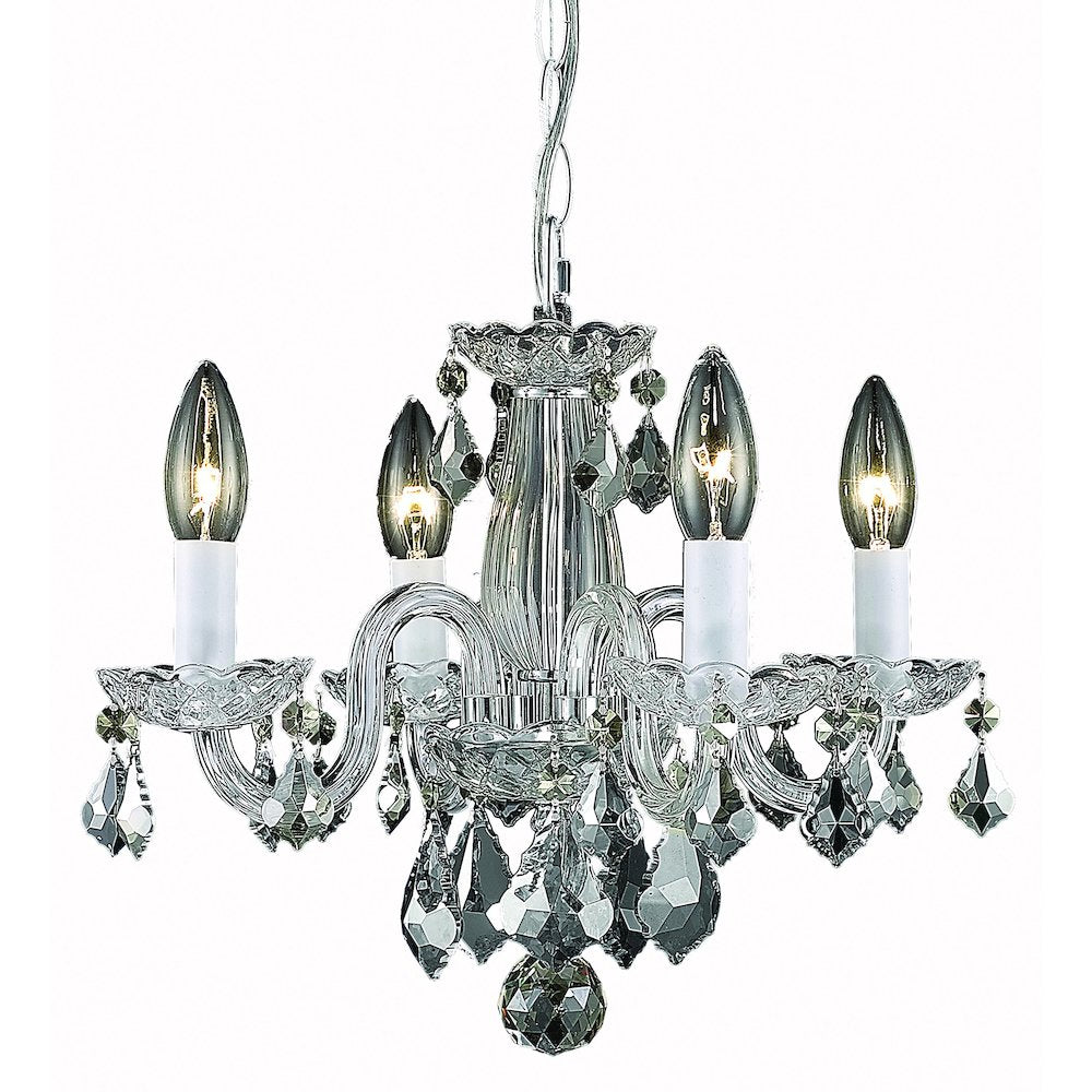 Azalea Collection Pendant D15in H12in Lt:4 Chrome Finish