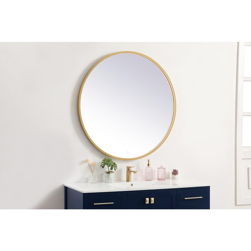 Pier 39 inch LED mirror with adjustable color temperature
