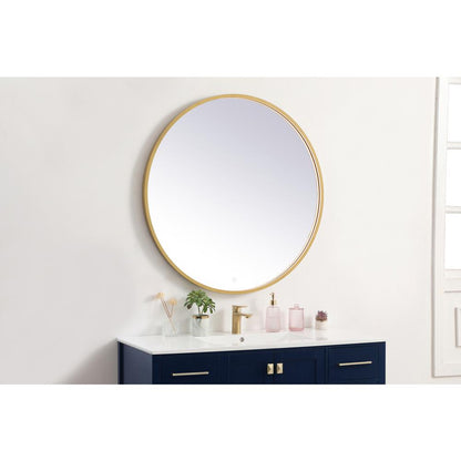 Pier 39 inch LED mirror with adjustable color temperature