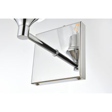 Gianni 1 light Chrome and Clear Bath Sconce