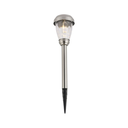Outdoor Silver Led 3000K Pathway Light In Pack Of 6