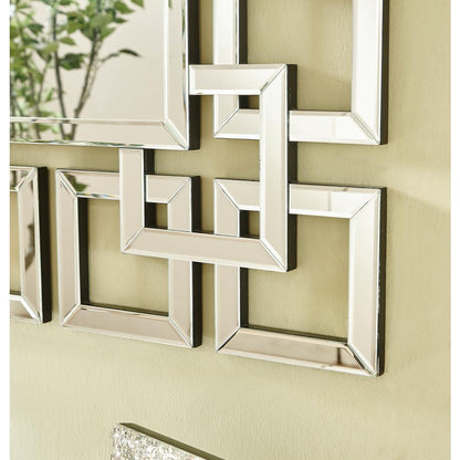Sparkle 31.5 in. Contemporary Rectangle Mirror in Clear