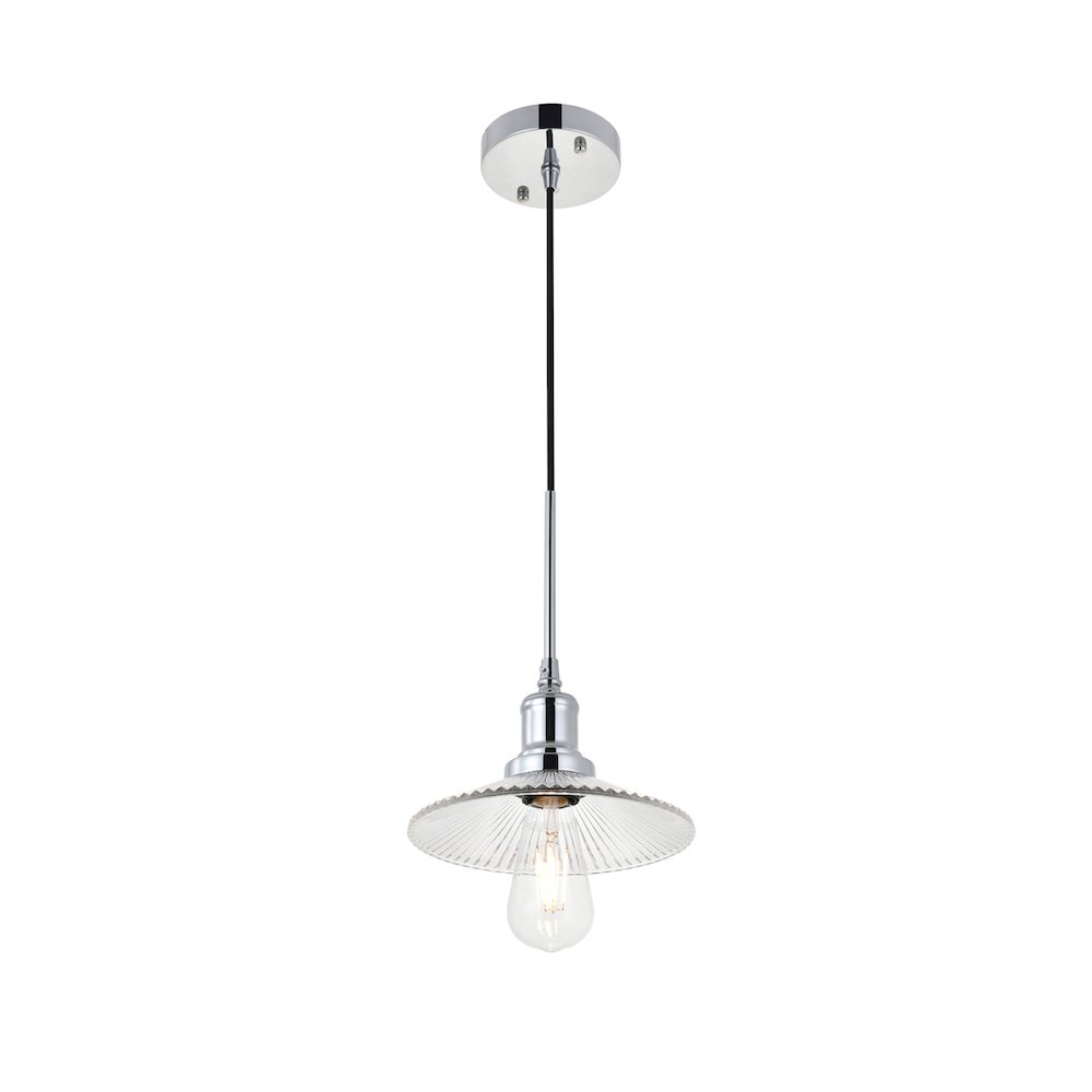 Waltz 1 Light Chrome Pendant