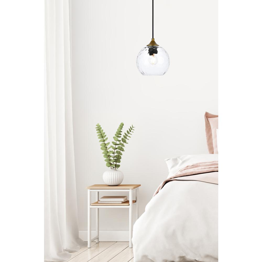 Cashel 6 inch brass pendant