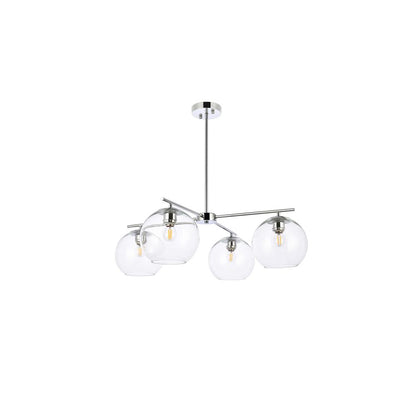 Opus 4 lights chrome pendant