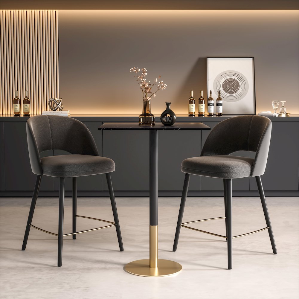 Ronan 28 Inch Pub Table In Black