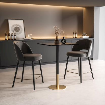 Ronan 28 Inch Pub Table In Black