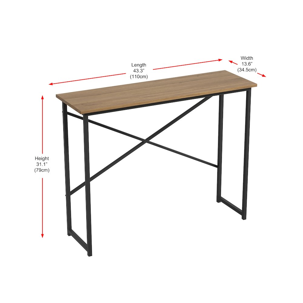 43 inch Console Table in Natural Driftwood