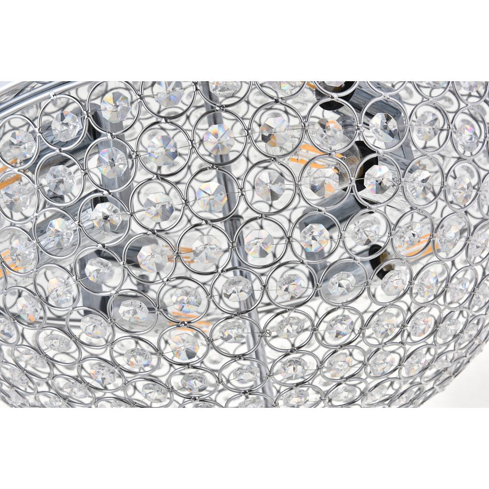 Taye 4 light Chrome Flush Mount