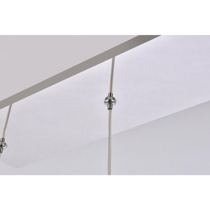 Eren 3 lights Chrome pendant