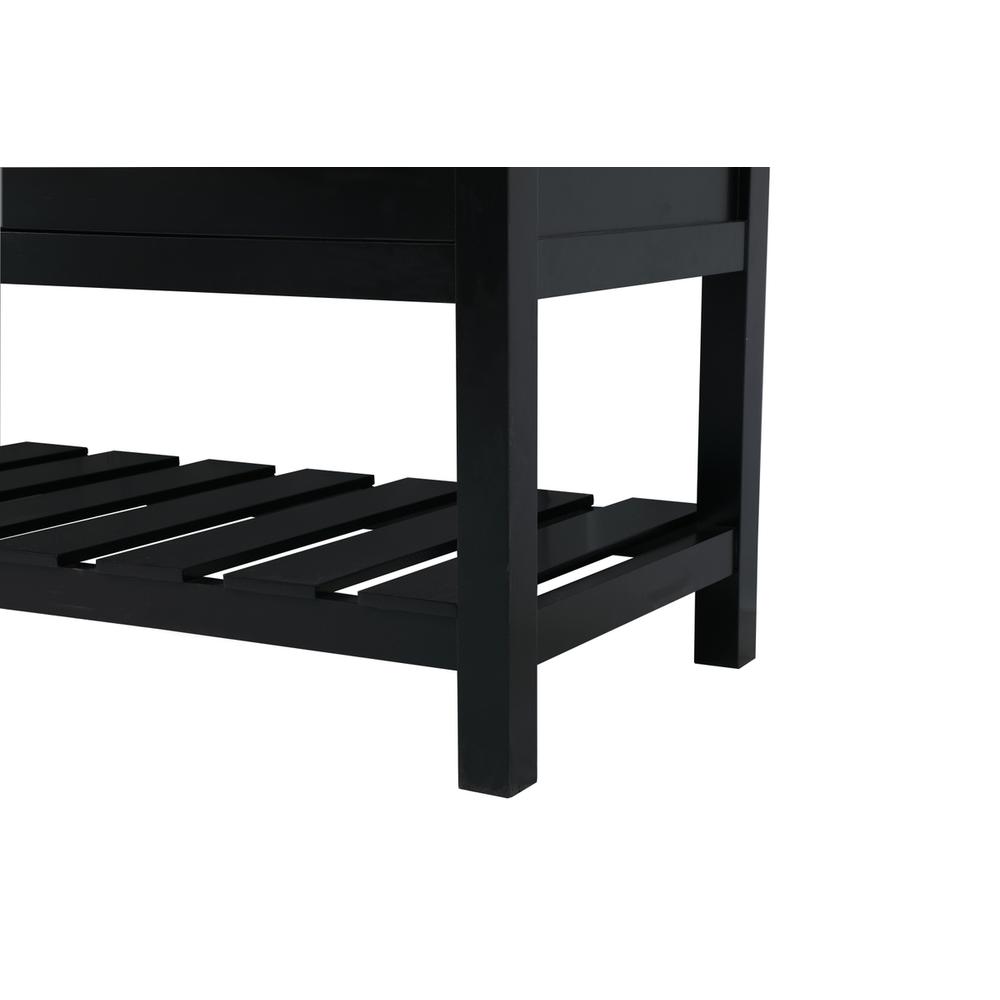 72 inch double bathroom vanity in black