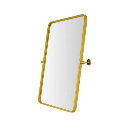 Soft Corner Pivot Mirror 24X32 Inch In Gold