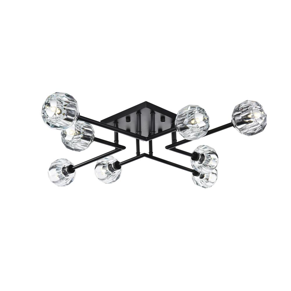 Eren 31 inch Flush Mount in Black