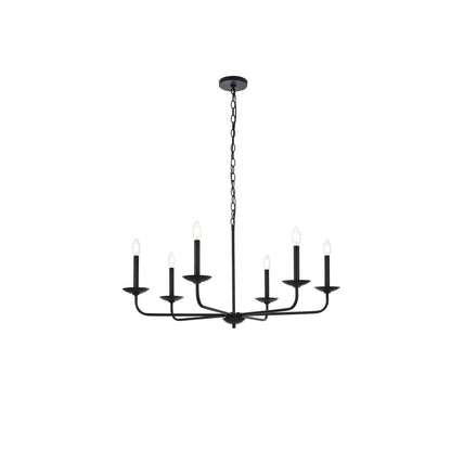 Cohen 36 inch pendant in black