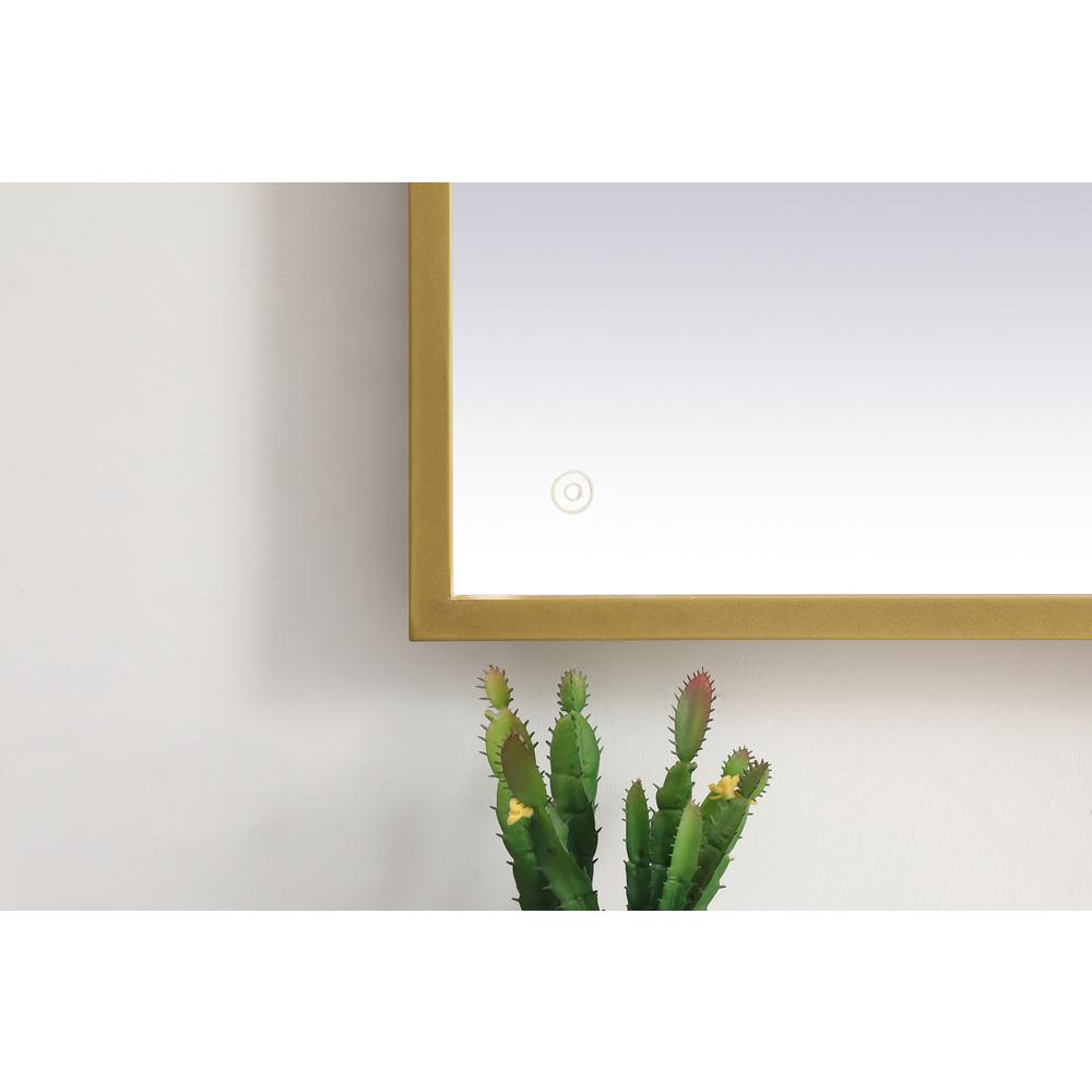 Pier 24x36 inch LED mirror with adjustable color temperature