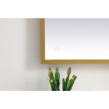 Pier 24x36 inch LED mirror with adjustable color temperature