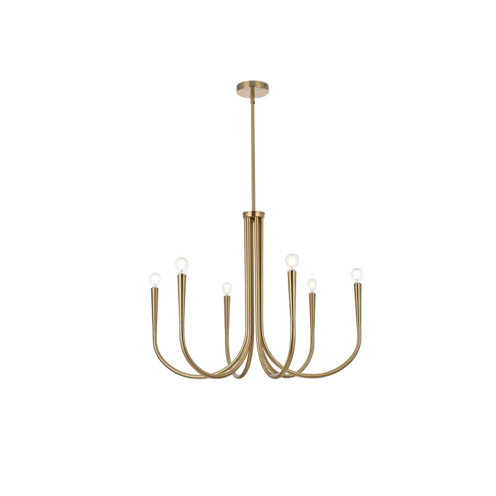Layne 30 inch chandelier in Gold