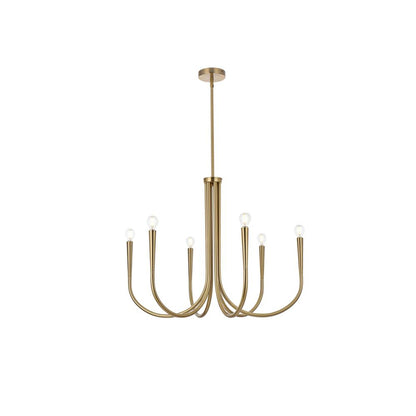 Layne 30 inch chandelier in Gold