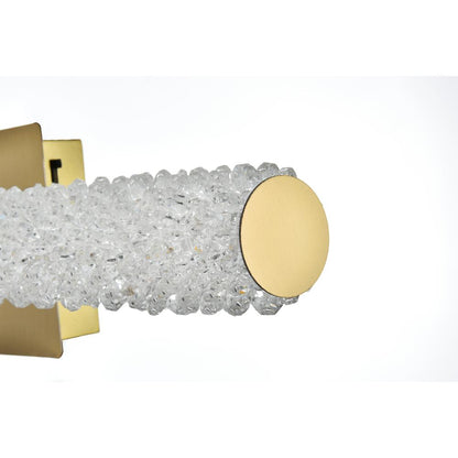 Bowen 24 inch Adjustable LED Wall Sconce in Satin Gold