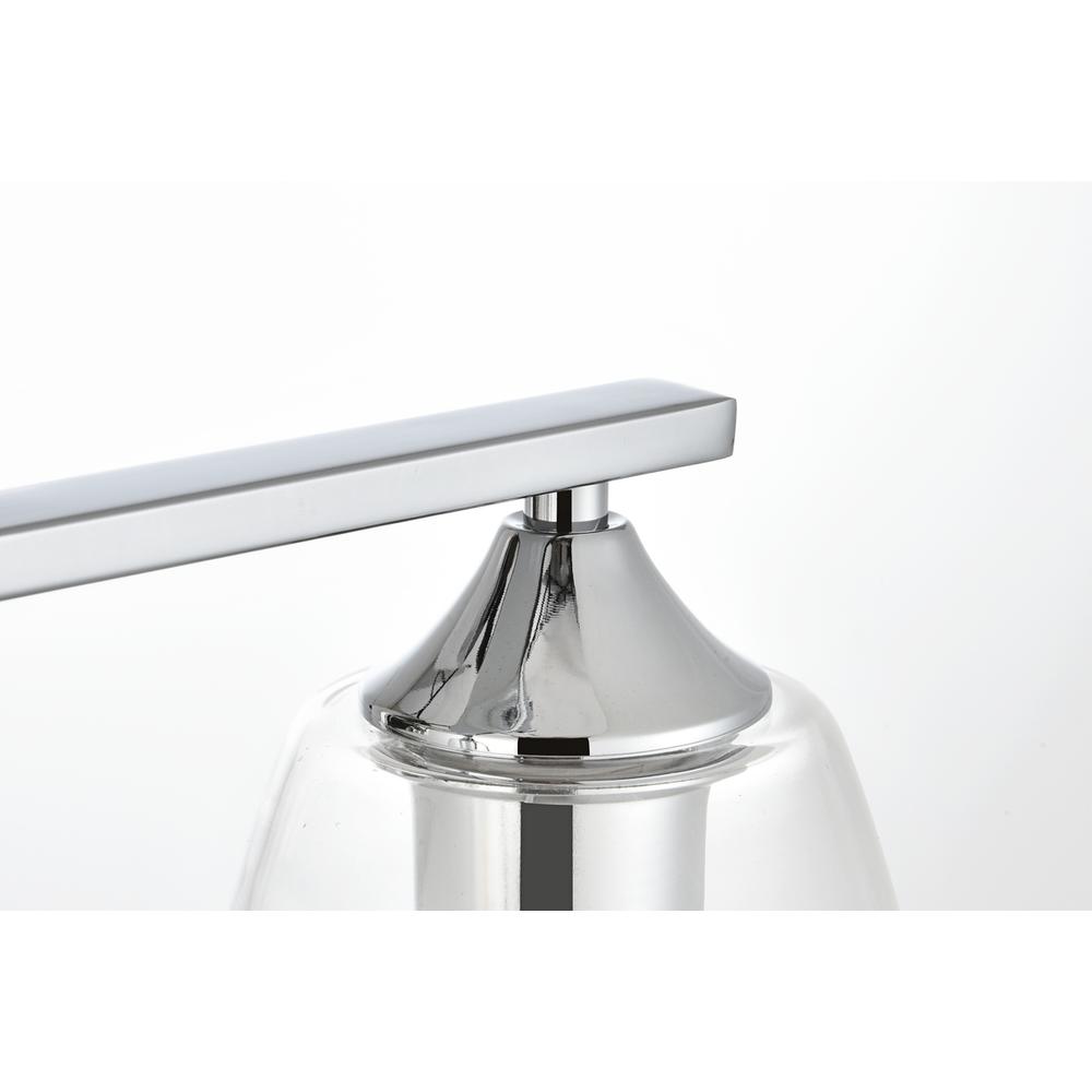 Harris 2 light Chrome and Clear Bath Sconce