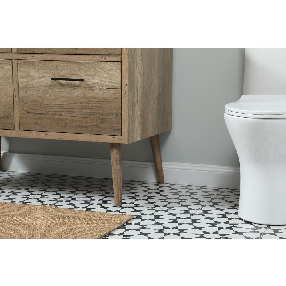 42 inch Single bathroom vanity in natural oak