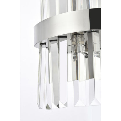 Serephina 8 inch crystal bath sconce in chrome