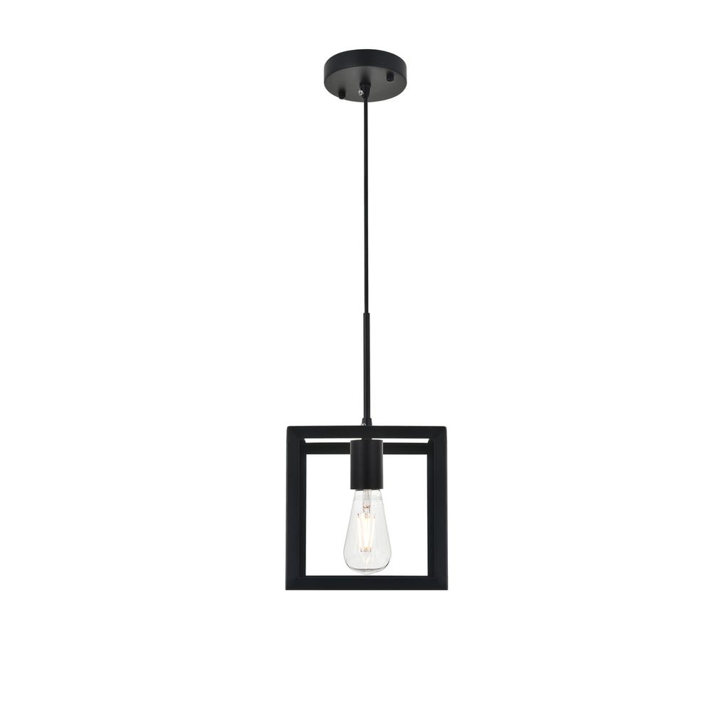 Resolute 1 light black Pendant