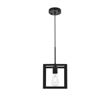 Resolute 1 light black Pendant