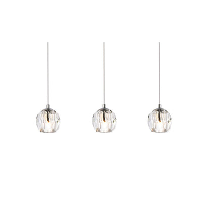Eren 3 lights Chrome pendant