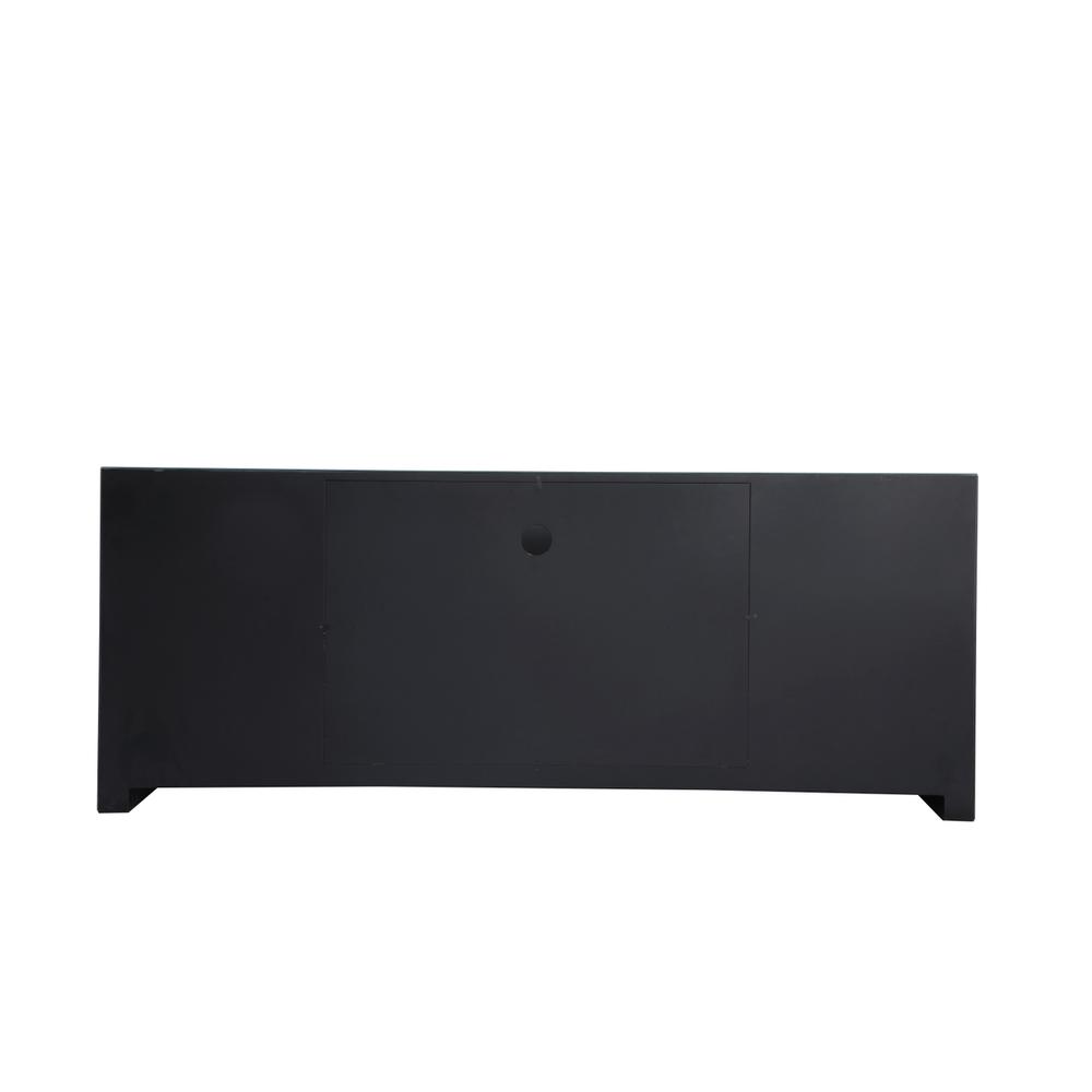 59 in.crystal mirrored TV stand with crystal insert fireplace