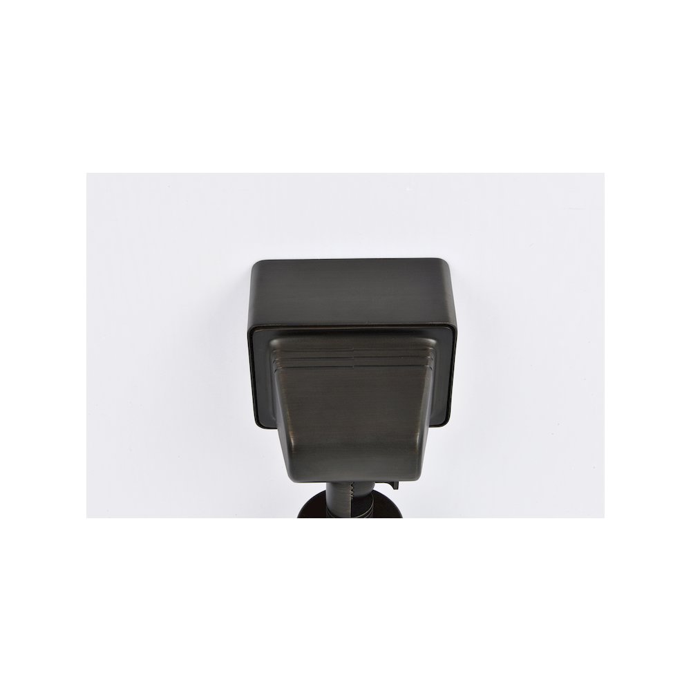 Outdoor 12V Cast Brass flood light in Dark Bronze