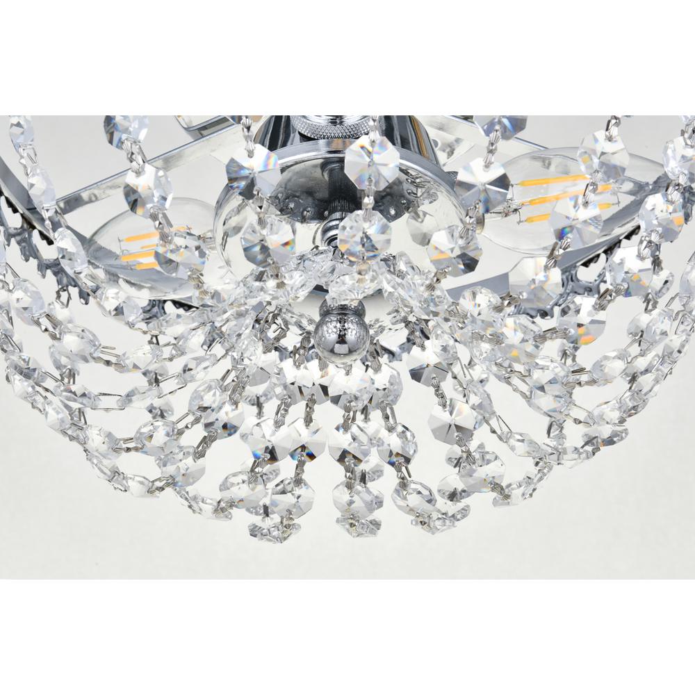 Kylie 10 inch flush mount in chrome