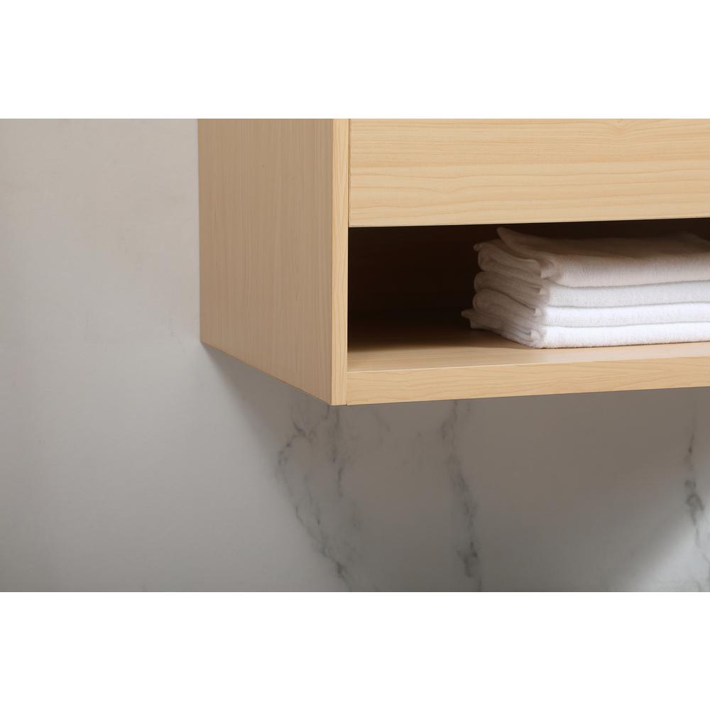 36 inch Single bathroom vanity in maple